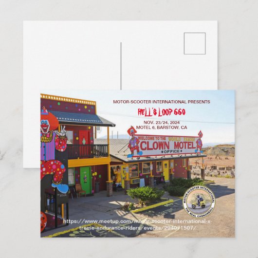 HELL'S LOOP 2024 BRIEFKAART (Voorkant / Achterkant)