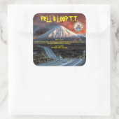 HELL'S LOOP T.T. 2017 VIERKANTE STICKER (Tas)