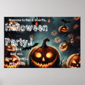 Hells Pumpkin Halloween Party Poster (Voorkant)