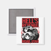 Hell's Revenge Moab Utah Off Road 4x4 Adventure Magneet (Voorkant / Achterkant)