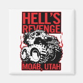 Hell's Revenge Moab Utah Off Road 4x4 Adventure Magneet (Voorkant)