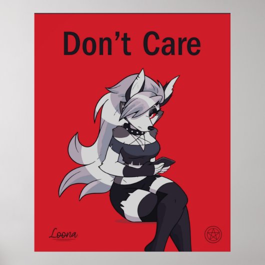 Helluva Boss Loona Dope Fanart Poster (Voorkant)