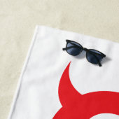 hellvetica – Logo Strandlaken (In situ)
