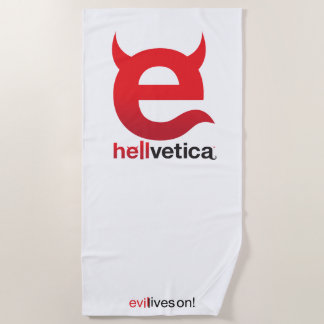 hellvetica – Logo Strandlaken