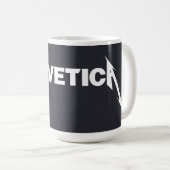 HELLvetica-mok Koffiemok (Voorkant rechts)