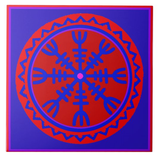 Helm der Awe-tegel Tegeltje (Voorkant)