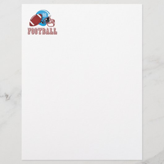 helm en bal van football (Voorkant)