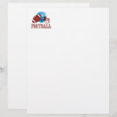 helm en bal van football (Voorkant / Achterkant)