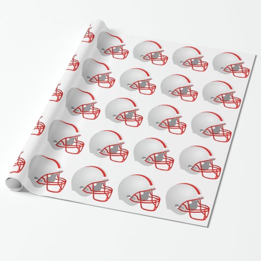 helm football cadeaupapier (Uitgerold)