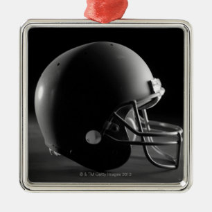 helm football metalen ornament