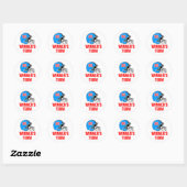 helm football ronde sticker (Vel)