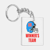 helm football sleutelhanger (Voorkant Links)