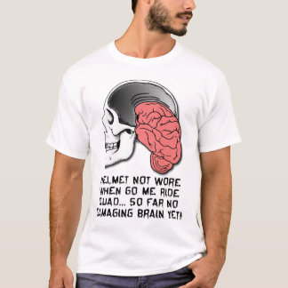 Helm Hersenletsel Grappig Quad ATV Shirt