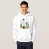 Helm:  Rode duif Hoodie (Voorkant volledig)