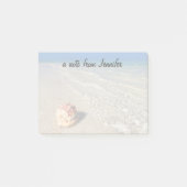 Helm Shell in Tropische lagune| Cassis Rufa Post-it® Notes (Voorkant)