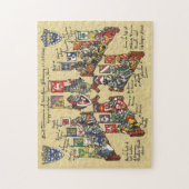 "Helm Show" Heraldry Legpuzzel (Verticaal)