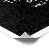 Helm van Awe IJslands magisch bord - zwart Poster (Hoek)