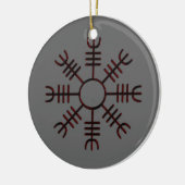Helm van Awe Red Glow Ornament (Links)