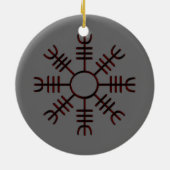 Helm van Awe Red Glow Ornament (Achterkant)