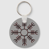 Helm van Awe Red Glow Sleutelhanger (Voorkant)