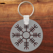 Helm van Awe Red Glow Sleutelhanger (Voorkant)