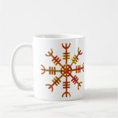 Helm van ontzag Noors Vikingsymbool Koffiemok (Links)