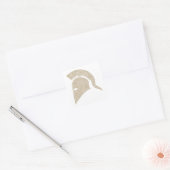 helm vierkante sticker (Envelop)