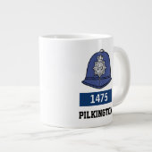 Helm voor politieconstable in het Verenigd Koninkr Grote Koffiekop (Voorkant rechts)