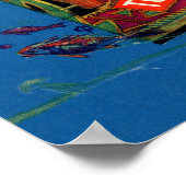 Helmar Turks sigaretten Art Deco Add Poster (Hoek)