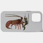 Helmduiker Waarnemend een Giant Lobster Case-Mate iPhone Case (Achterkant (horizontaal))