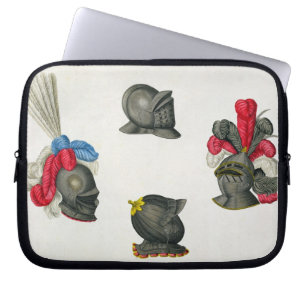 Helmen, bord uit 'Een geschiedenis van de ontwikke Laptop Sleeve