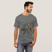  Helmen Diver met een Lobster en een Octopus T-shirt (Voorkant volledig)