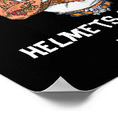 Helmen zijn voor wimpers poster (Hoek)