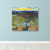 Helmer Osslund Spring Evening Behind Kiruna Canvas Afdruk (Insitu (Houten vloer))