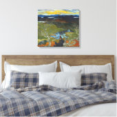 Helmer Osslund Spring Evening Behind Kiruna Canvas Afdruk (Insitu (Slaapkamer))