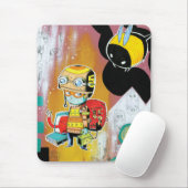 Helmet Boy Mousepad Muismat (Met muis)