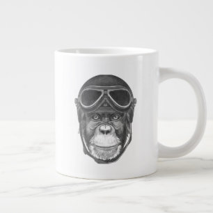 Helmet Chimpansee Grote Koffiekop