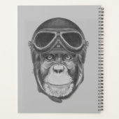 Helmet Chimpansee Planner (Achterkant)