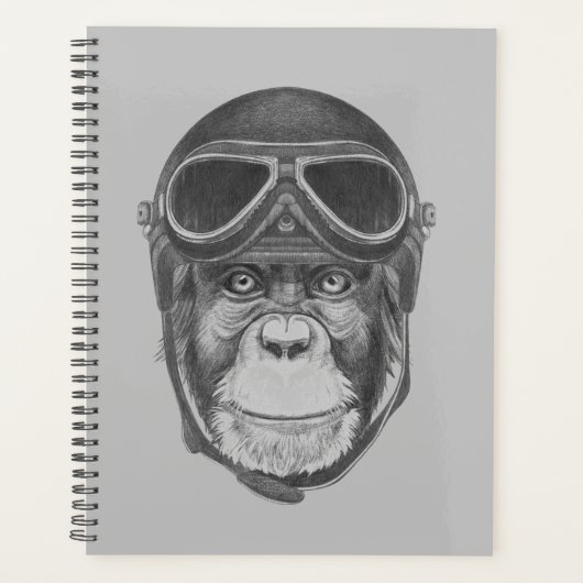 Helmet Chimpansee Planner (Voorkant)