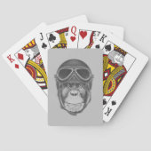  Helmet Chimpansee Pokerkaarten (Achterkant)