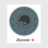 Helmet Hair Don't Care - English Equestrian Helmet Sticker (Vel)