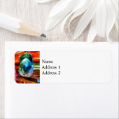 Helmet Hanging on Fire Truck Etiket (Insitu)