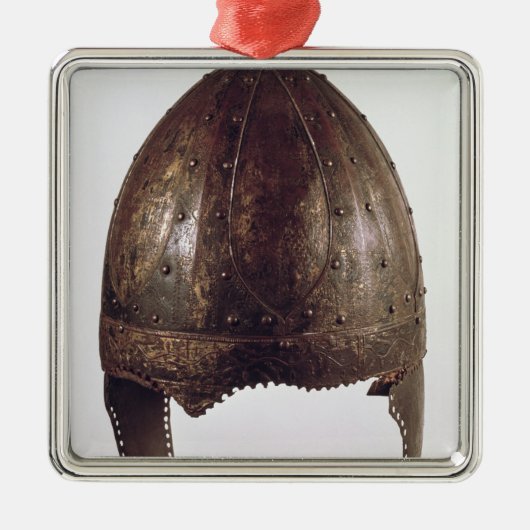 Helmet uit Vezeronce Metalen Ornament (Voorkant)