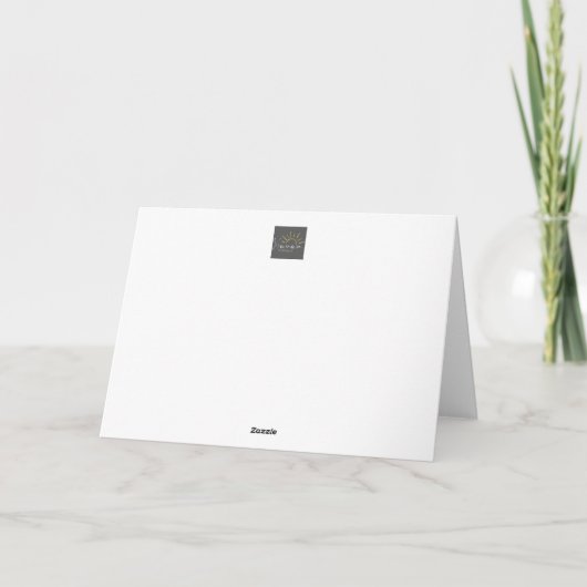 Helmeted Guinea Fowl Design Kaart (Achterkant)