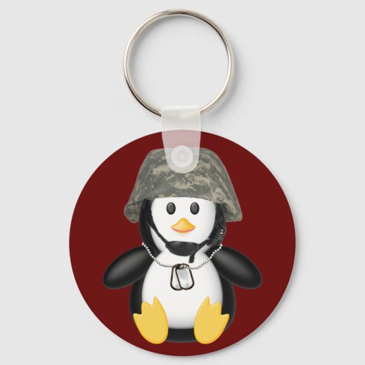 Helmeted Penguin Sleutelhanger (Voorkant)