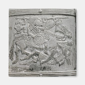 Helmfragment uit Sutton Hoo Treasure Magneet (Voorkant)