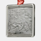 Helmfragment uit Sutton Hoo Treasure Metalen Ornament (Links)