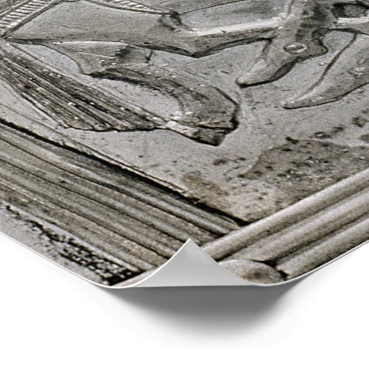 Helmfragment uit Sutton Hoo Treasure Poster (Hoek)