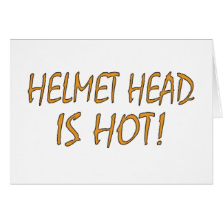 Helmhoofd is heet