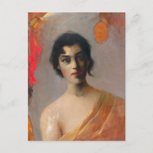 Helmi Biese Dark hair Mörkhårig Tummatukkainen Briefkaart (Voorkant)